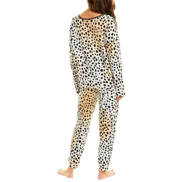 Dkny Womens  2Pc Top & Jogger Pant Set, Brown - Picture 2 of 3